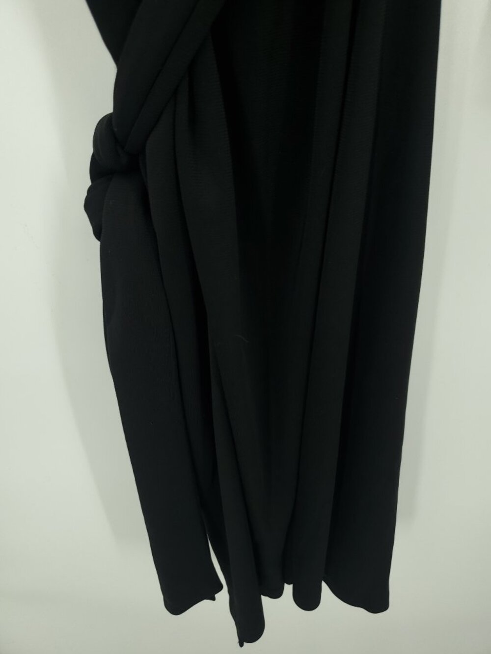 Diane Von Furstenberg 3/4 Sleeve True Wrap Dress 10 Black - Picture 13 of 14
